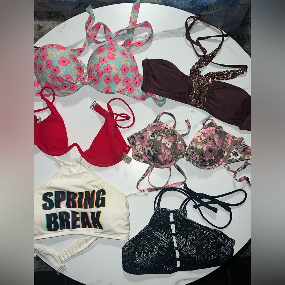 Colorful Bikini Top Collection